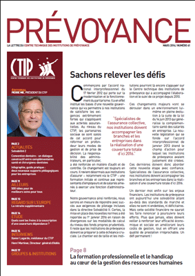 Prévoyance n° 61 – Mars 2014 Prévoyance n° 61 – Mars 2014