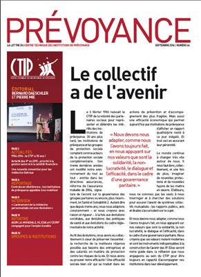 Prévoyance n° 64 – Septembre 2016 Prévoyance n° 64 – Septembre 2016